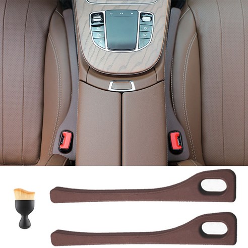 차량용 틈새 쿠션 커버 시트 사이드 포켓, 브라운세트 – 깔끔하고 실용적인 차량용 쿠션 커버, 브라운세트 
인테리어