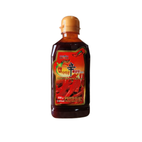 청우 더진한 캡사이신 매운맛 소스