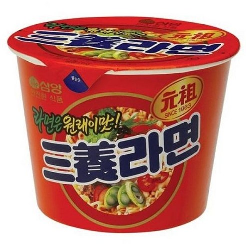 삼양라면 컵라면, 단품, 16개