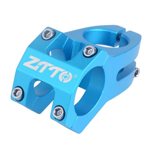 YSSHOP 45mm 자전거 줄기 31.8mm 핸들 바 짧은 줄기 MTB 자전거, 알루미늄 합금, 블루
