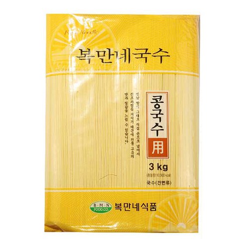 콩국수면3kg/복만네-, 3kg, 3개
