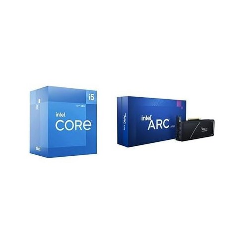 인텔 Core i512400F 데스크톱 프로세서 아크 A750 그래픽 카드