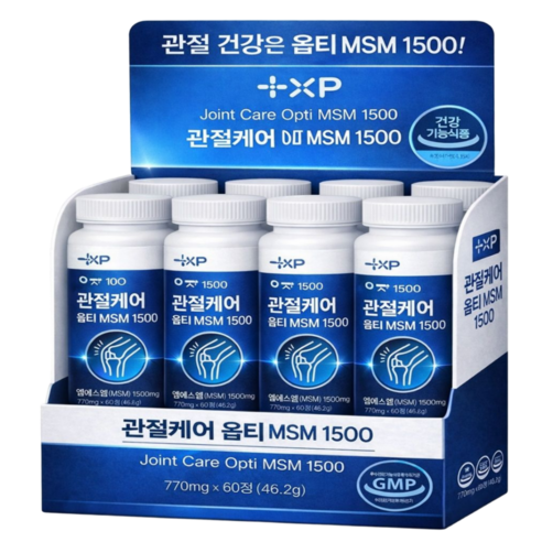 관절케어 옵티MSM1500 정품, 1박스, 180정
