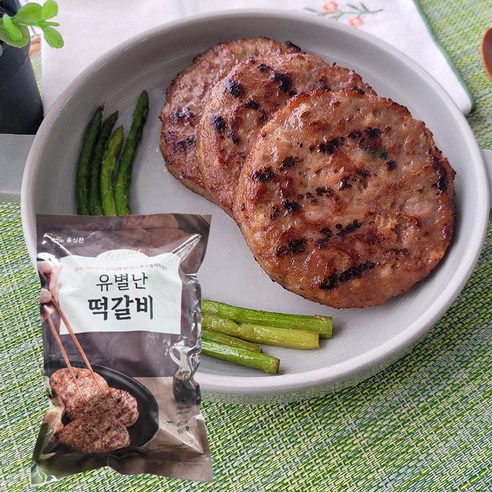 올심찬 유별난떡갈비 1kg 1+1, 2개