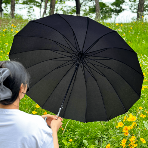 파인뮤제오 태풍도 견디는 튼튼한 장우산 자동 대형 예쁜 우산