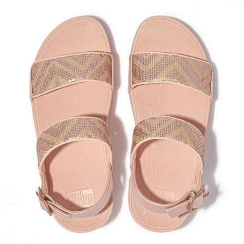 핏플랍 샌달 루루 시퀀 백스트랩 샌들 - 로즈 발 편안한신발 코스트코