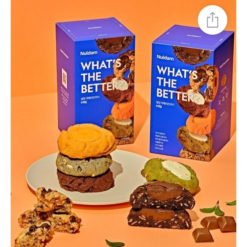 널담 고단백 아메리칸 쿠키 6가지 맛, 100g, 2박스