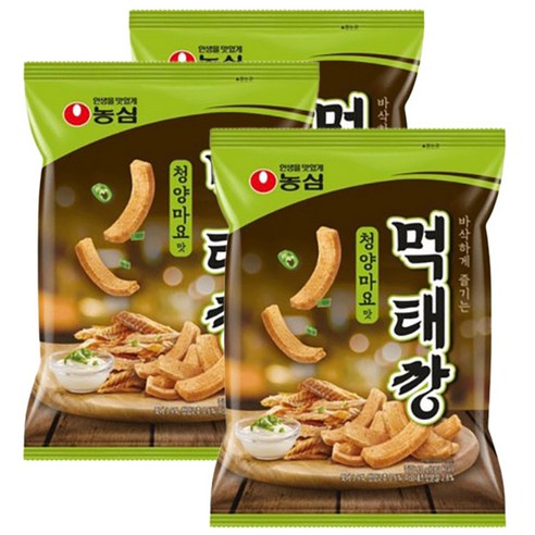 농심 먹태깡 청양마요맛 60g 3개