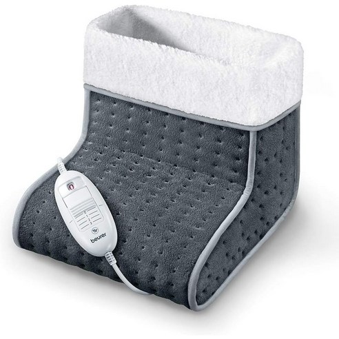 보이러 풋워머 Beurer FW 20 Cosy 발난로 3단조절 및 자동꺼짐 세탁가능, 그레이(마사지 기능X)