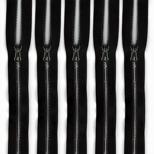 제이에스트레이딩 75cm 비슬론 점퍼지퍼 5호, 흑니켈: 옷의 완성도를 높이는 실용적인 선택!