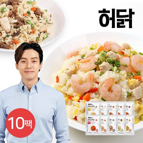 [허닭] 닭가슴살 곤약볶음밥 250g 10종 10팩, 11.곤약볶음밥 10종 혼합 10팩, 10개