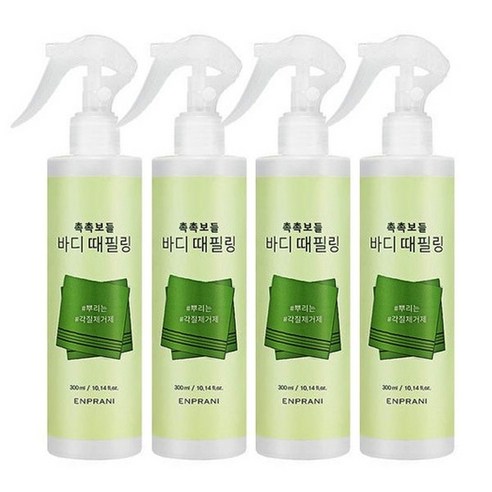 엔프라니 촉촉 보들 바디 때필링300ml, 300ml, 4개