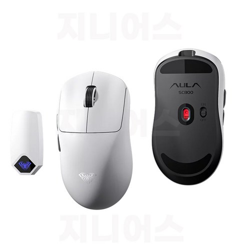 독거미 AULA SC800 초경량 유선 무선 게이밍 마우스 37g PAW3395 8k 폴링레이트 - 무선마우스 | 쿠팡