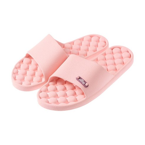 좋은쓰임 롤링닷 욕실화, 핑크(L), 1개