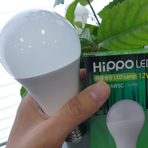 히포팜텍 식물생장LED 식물등 식물용 성장 생장 재배 전구 램프 AGF12BWSC