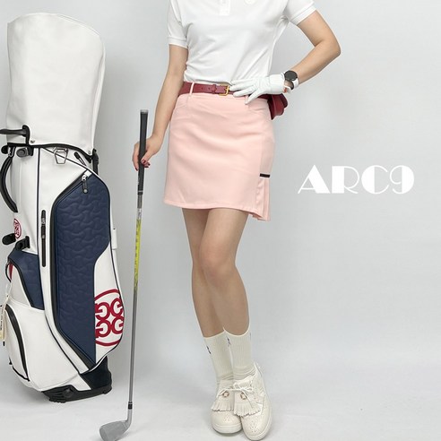 국내제작 여성 골프 고급 기능성 하프 플리츠 스커트 날씬해보이는 핏 추천상품 S M L