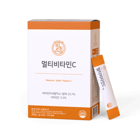 힐스랩 멀티비타민C 3g X 100개입 분말스틱 파우더