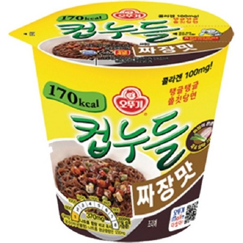 오뚜기 컵누들짜장맛_ 40.5g x 6, 6개, 상세페이지 참조