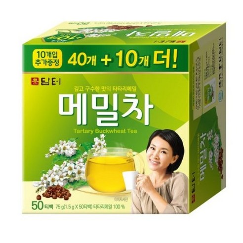 담터 메밀차100T/차/티백, 1.5g, 50개입, 1개