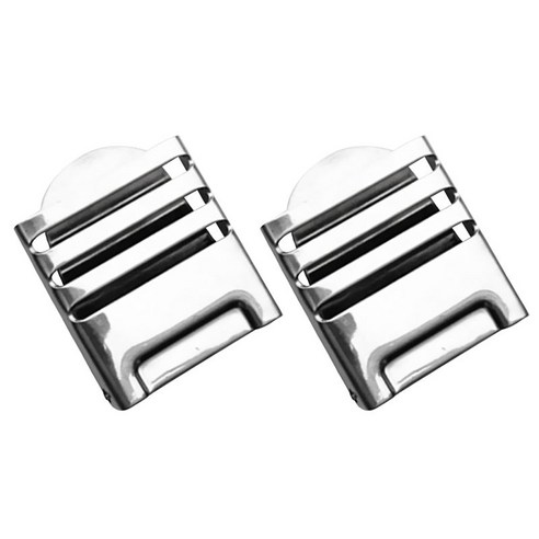 2pcs 스쿠버 다이빙 퀵 릴리스 무게 벨트 버클, 실버, 304 스테인레스 스틸