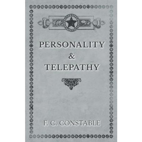 (영문도서) Personality and Telepathy Paperback, Obscure Press, English, 9781528709538