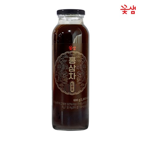 꽃샘 홍삼차 600g 2개 세트, 1개당 2개 포함 고려인삼차