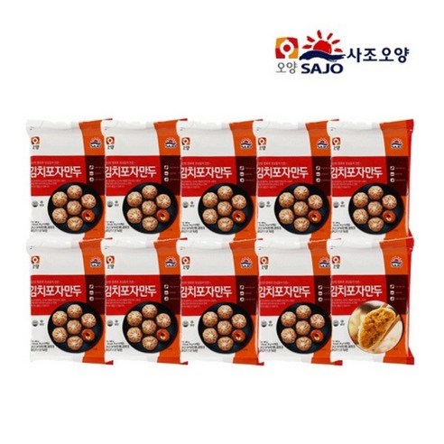 사조오양 김치 포자만두 180g X 10팩
