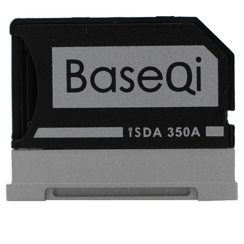 BASI 마이크로소프트 서피스 북 2 3 13.5인치 모델-350A 용 알루미늄 MicroSD 어댑터 102954, Surface Book 2 15
