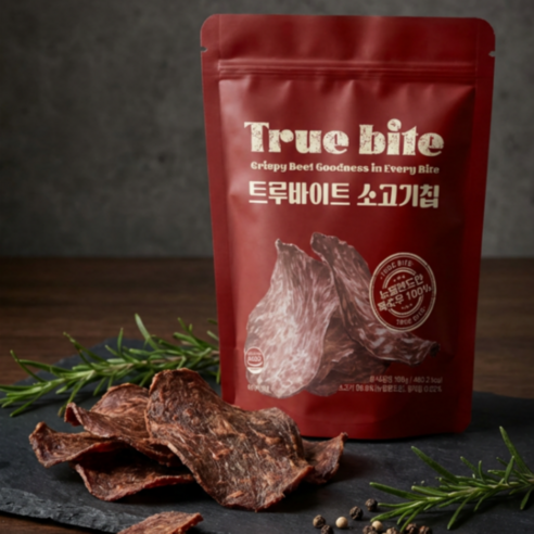 트루바이트 목초우 고단백 소고기칩 비프칩