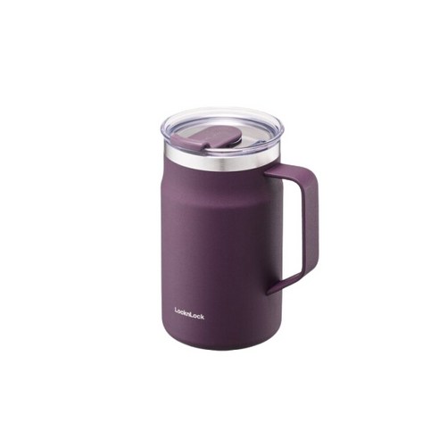 락앤락 메트로 머그 텀블러, 시티나잇퍼플, 600ml, 1개
