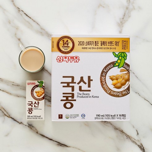 삼육두유 국산콩두유 190ml x 64팩, 64개