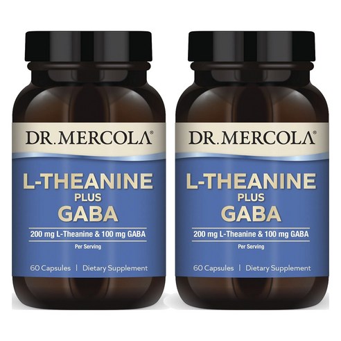 닥터머콜라 L-테아닌 200mg 플러스 가바 100mg 캡슐, 2개, 60정