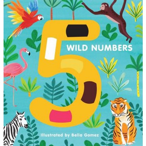 5 Wild Numbers Board Books, Words & Pictures
