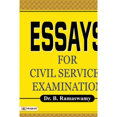 (영문도서) Essays for Civil Services Examination Paperback, Prabhat Prakashan, English, 9789352664801