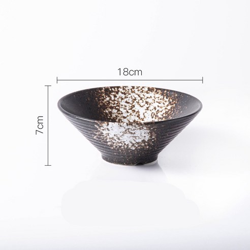 Lingao creme japonês de cerâmica criativo sopa macarrão restaurante personalização, GRAY