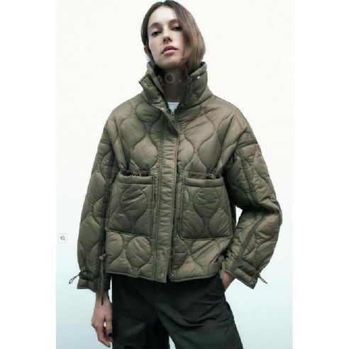 ZARA 여성용 와이드 핏 캐주얼 청바지 3Y1007 자라 14 ZARA 자라 경량 패딩 크롭 점퍼 자켓