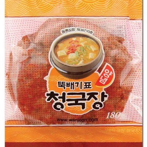 뚝배기표 양념청국장 180g, 1개, 단품