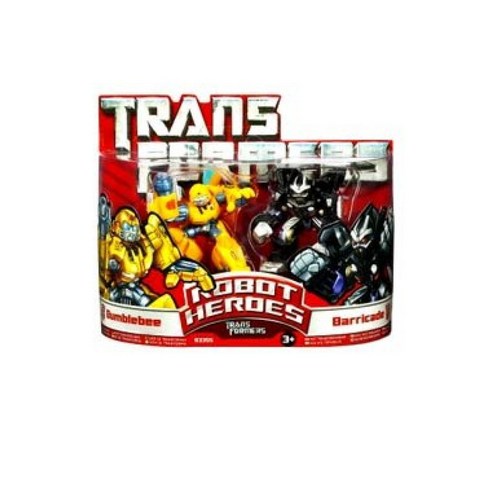 Transformers a+: Robot Heroes Bumblebee and Barricade Action Figure Multipack, 1개