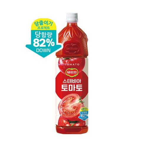 [롯데칠성음료] 델몬트 토마토주스 1.5L, 4개