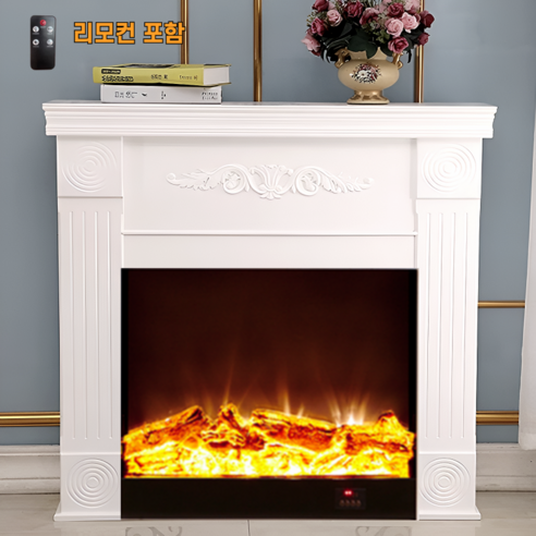 따뜻함과 낭만이 흐르는 공간, 전기 벽난로 콘솔 세트로 완성하세요