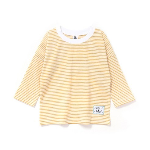 골든래빗 아동용 긴팔 줄지 슬라브 티셔츠
