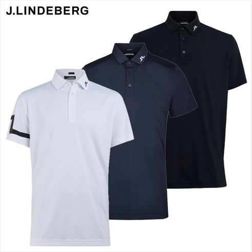 [J.LINDBERG] 남성 반팔 티셔츠 제이린드버그 골프웨어 히스 레귤러핏 골프 폴로