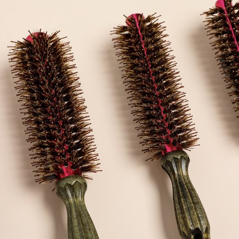 제이끌레르 핑크 열판 헤어 롤빗 브러쉬 3호, 1개