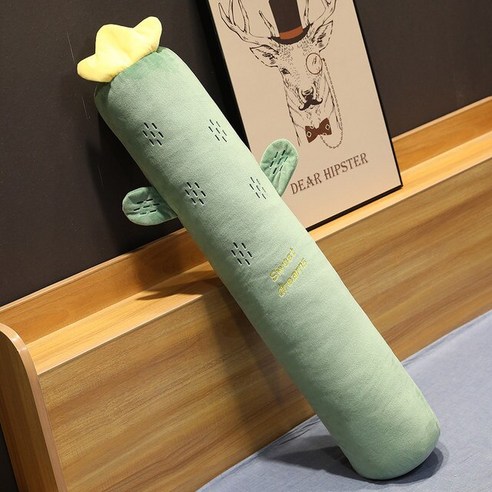 만화 긴 수면 지원 베개 임신 몸 목 베개 베개 침대 베개 목 베개 쿠션 건강 관리, 90cm, Green