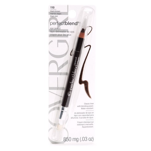커버걸 퍼펙트 블렌드 아이 펜슬, Black Brown, 1개