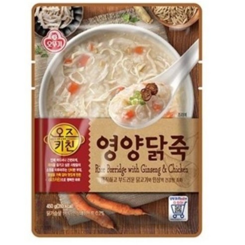 영양닭죽 450g 밥대용 여행 준비물 아침식사 간편식, 6개