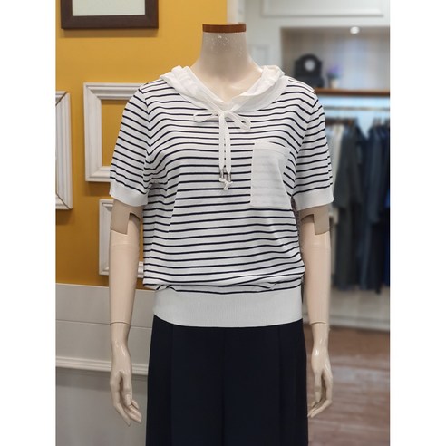 BCBG 와이 후드 니트 B4B3Y993