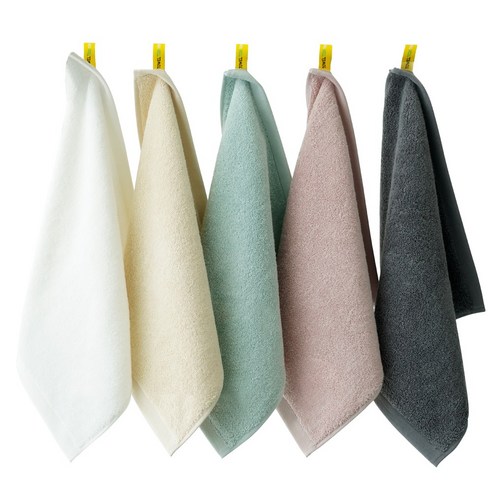 100%국내생산 타월톡톡 호텔급 어린이집수건 30수 70g 10장세트 고리수건 핸드타월, 민트, 10개