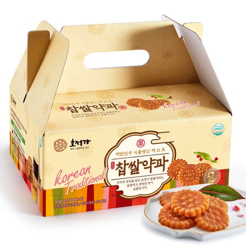 호정가 찹쌀약과세트 1KG / 달콤한 전통과자세트, 1개