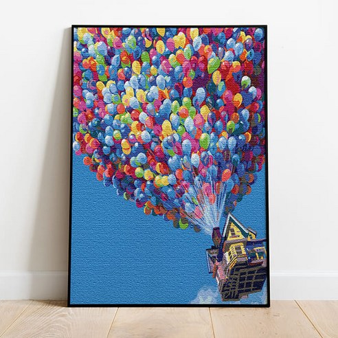 플레이어바웃 DIY 명화 그리기 세트 40 x 50 cm, 풍선 여행